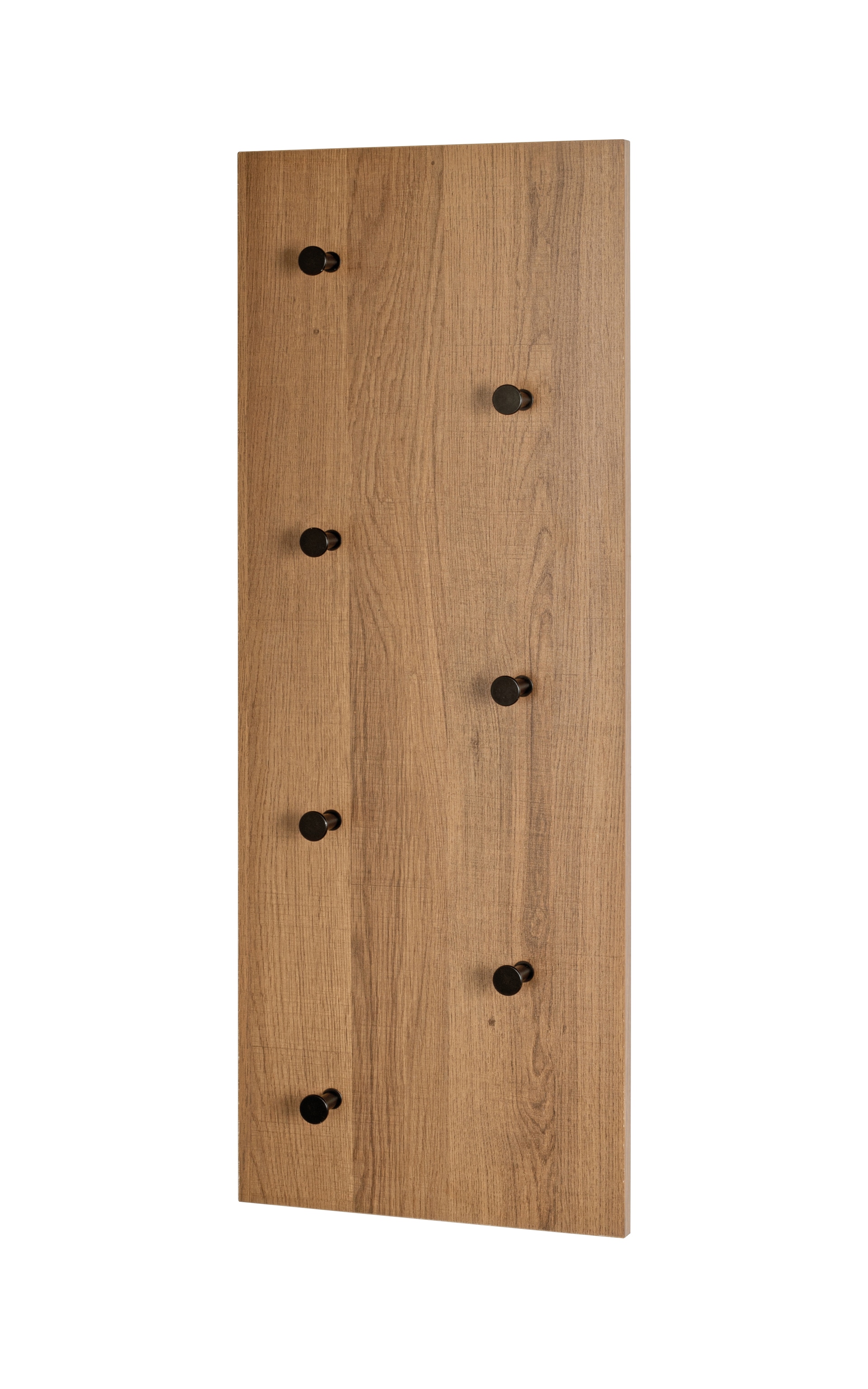 Wandgarderobe 80 x 30 cm braun/schwarz