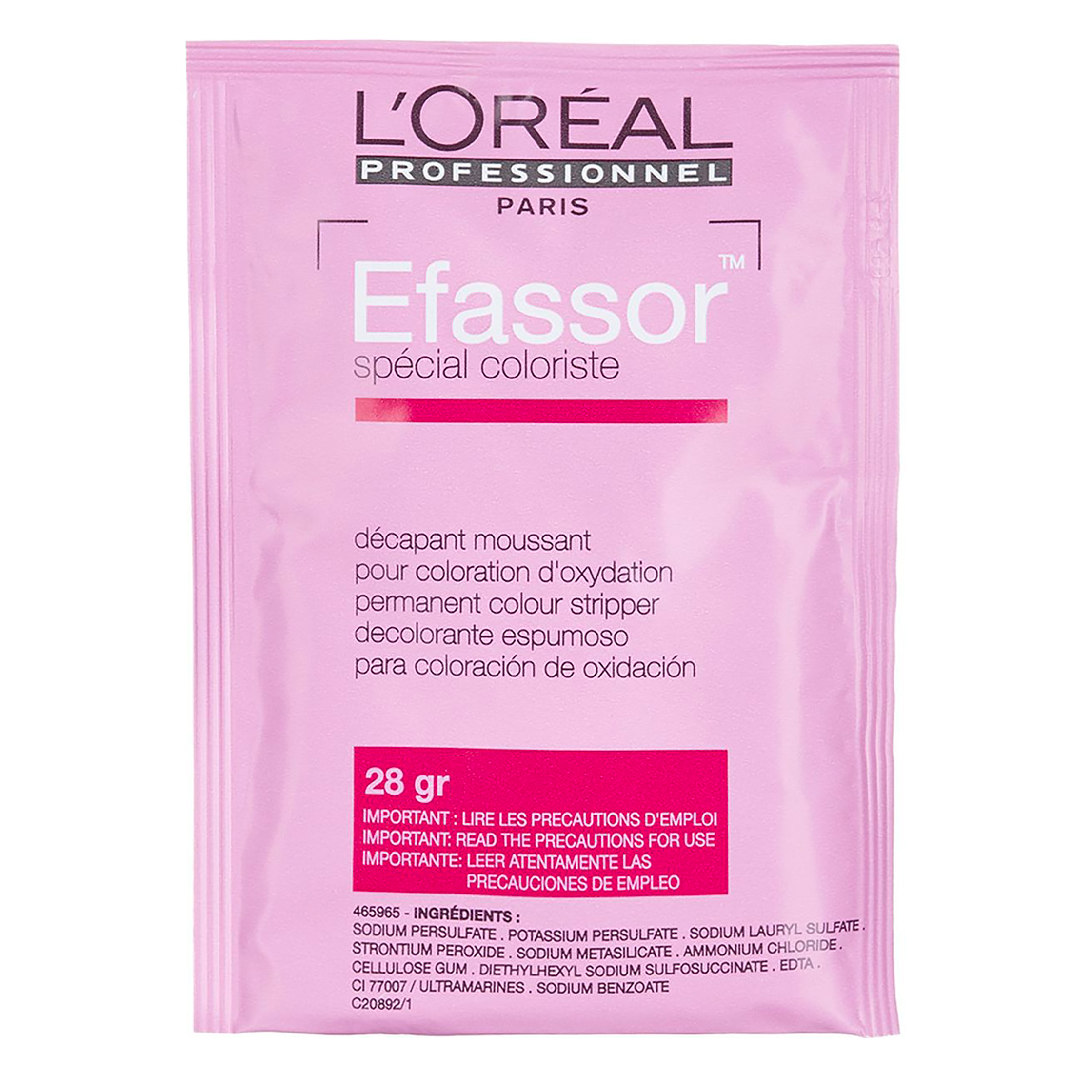 Sachet Dcapant Efassor L'Oral Professionnel 28 Gr