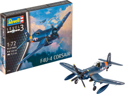 Revell - F4U-4 Corsair Modelfly - 1:72 - Level 3 - 03955