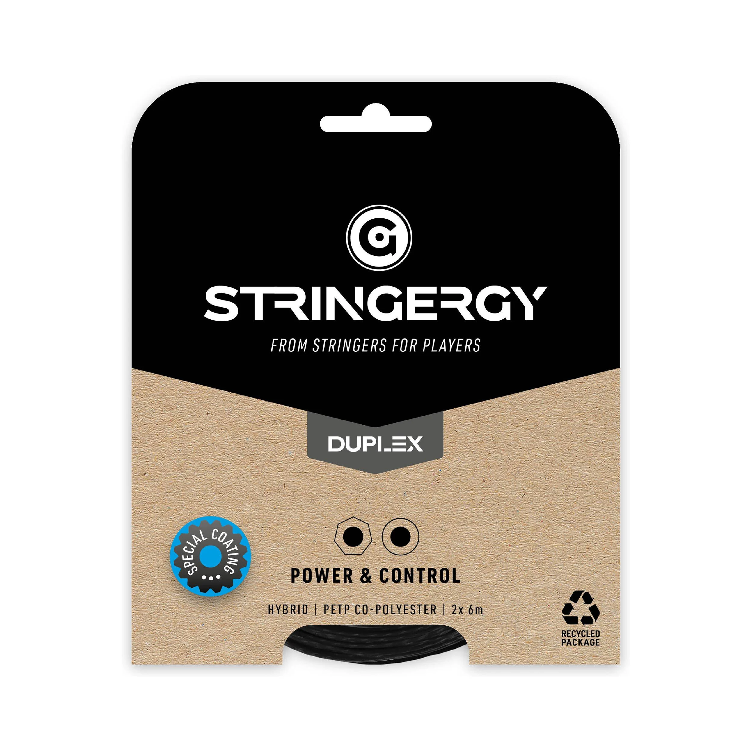Stringergy Duplex Cordage En Garniture 2x 6m - Noir , Noir
