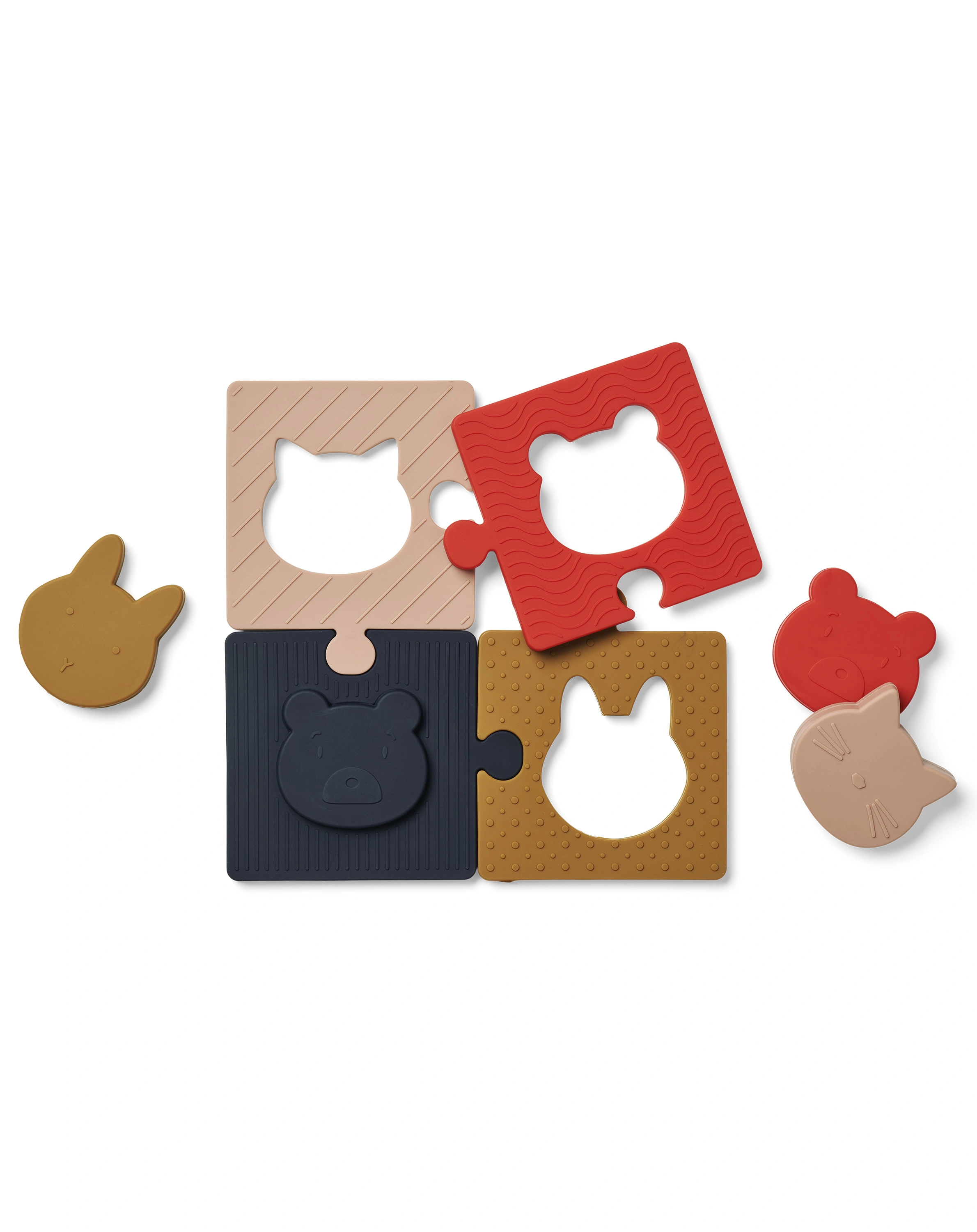 Silikon-Puzzle BODIL ANIMALS 8-teilig
