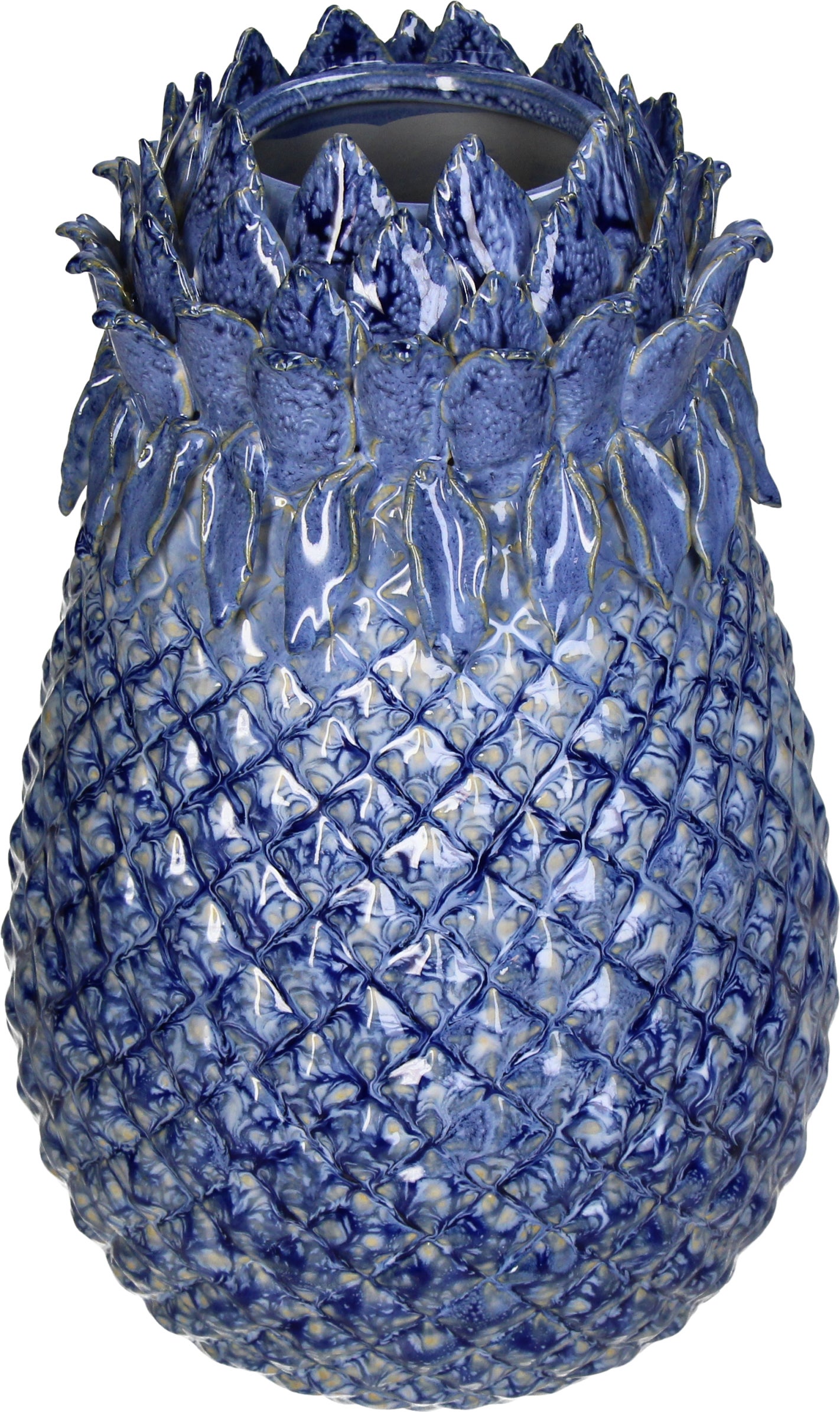 Vaas Tia blauw D 19 H 29,5 cm