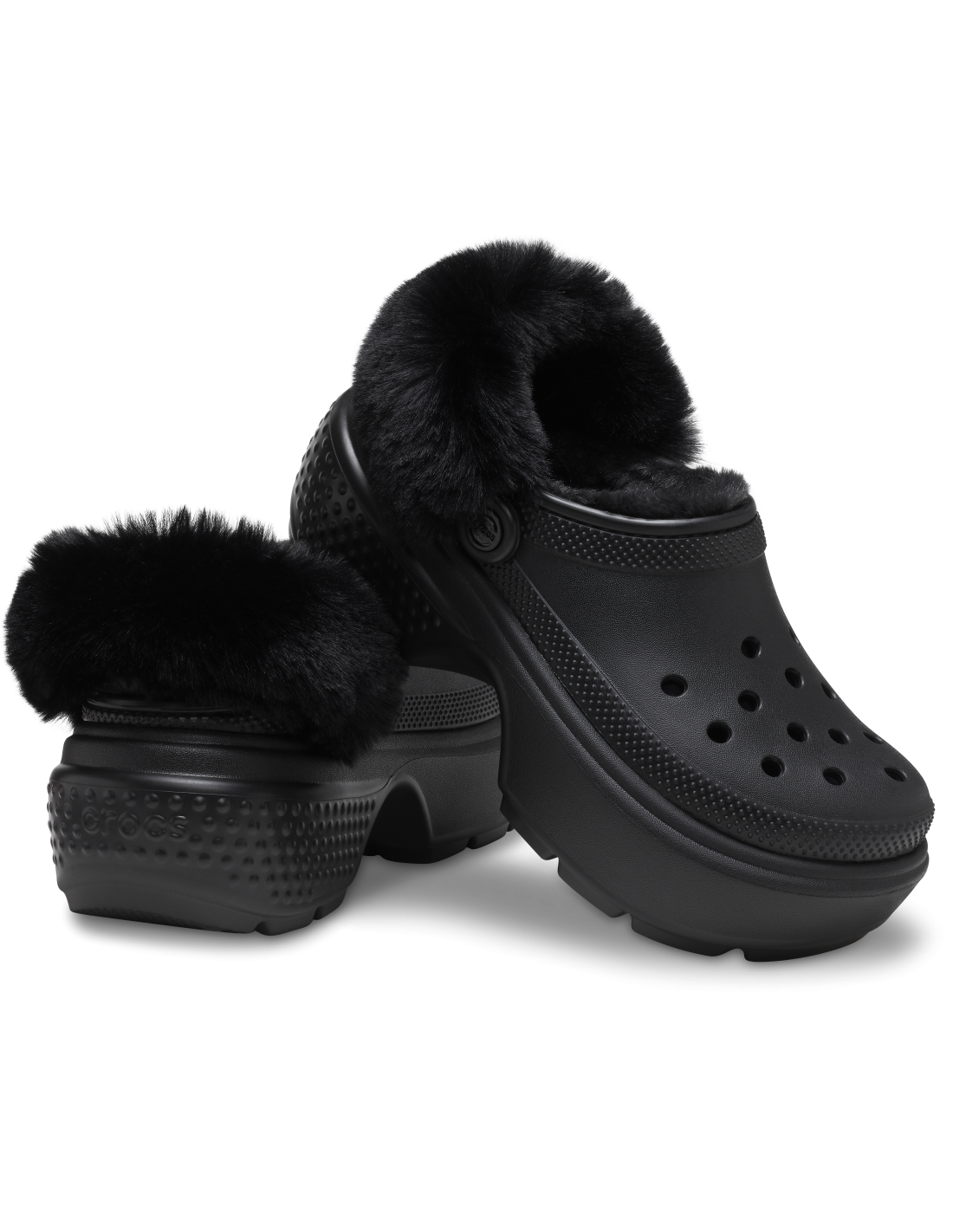 crocs Sabots stomp lined clog blk