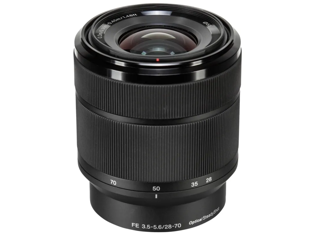 Sony SEL2870 - Zoomobjektiv - 28 mm - 70 mm - f/3.5-5.6 FE OSS - Sony E-mount - for Cinema Line; a VLOGCAM; a1; a1 II; a6700; a7 IV; a7C; a7C II; a7CR; a7R V; a7s III; a9 III