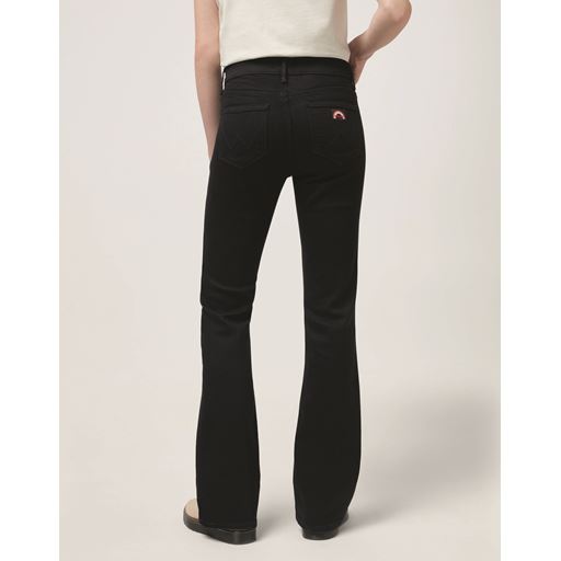 Wrangler Flare Jeans, Retro Black, W31/L32