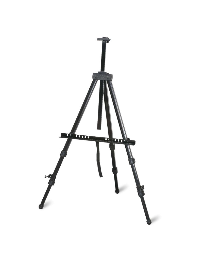 Chevalet de campagne en aluminium noir