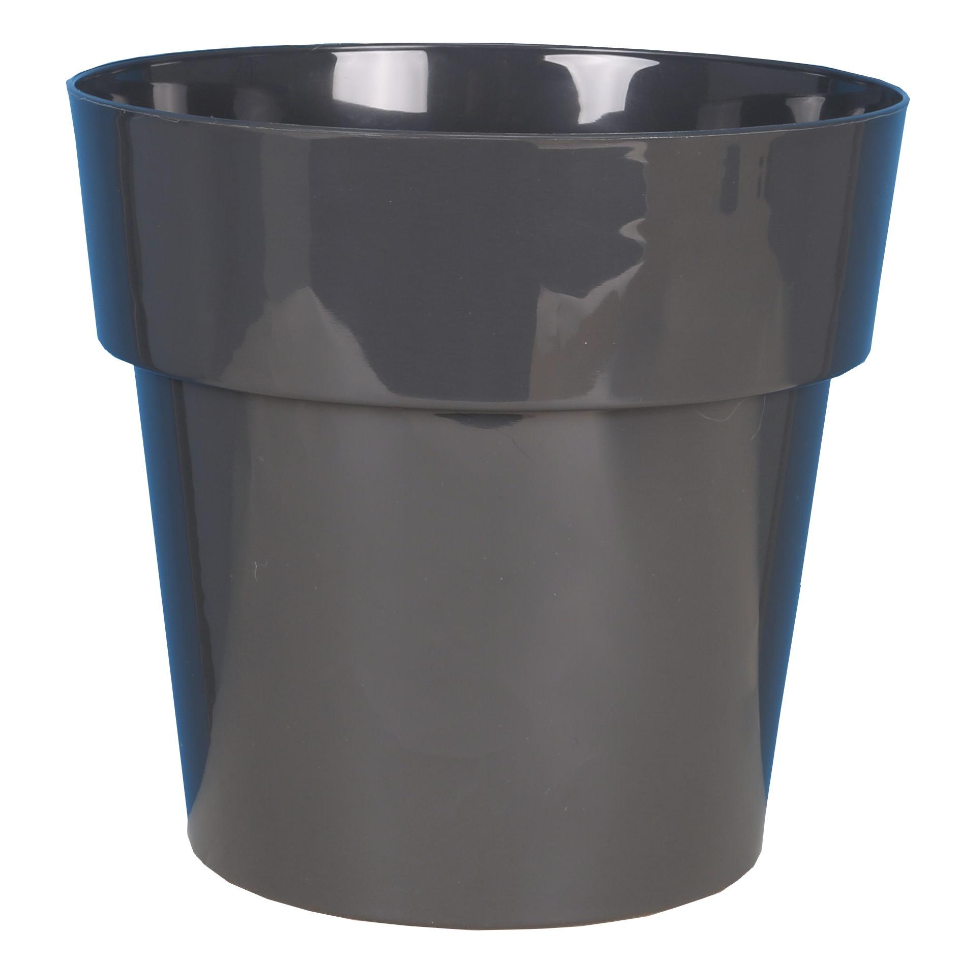 POT CERAMIQUE D.15CM GRIS 1.6L
