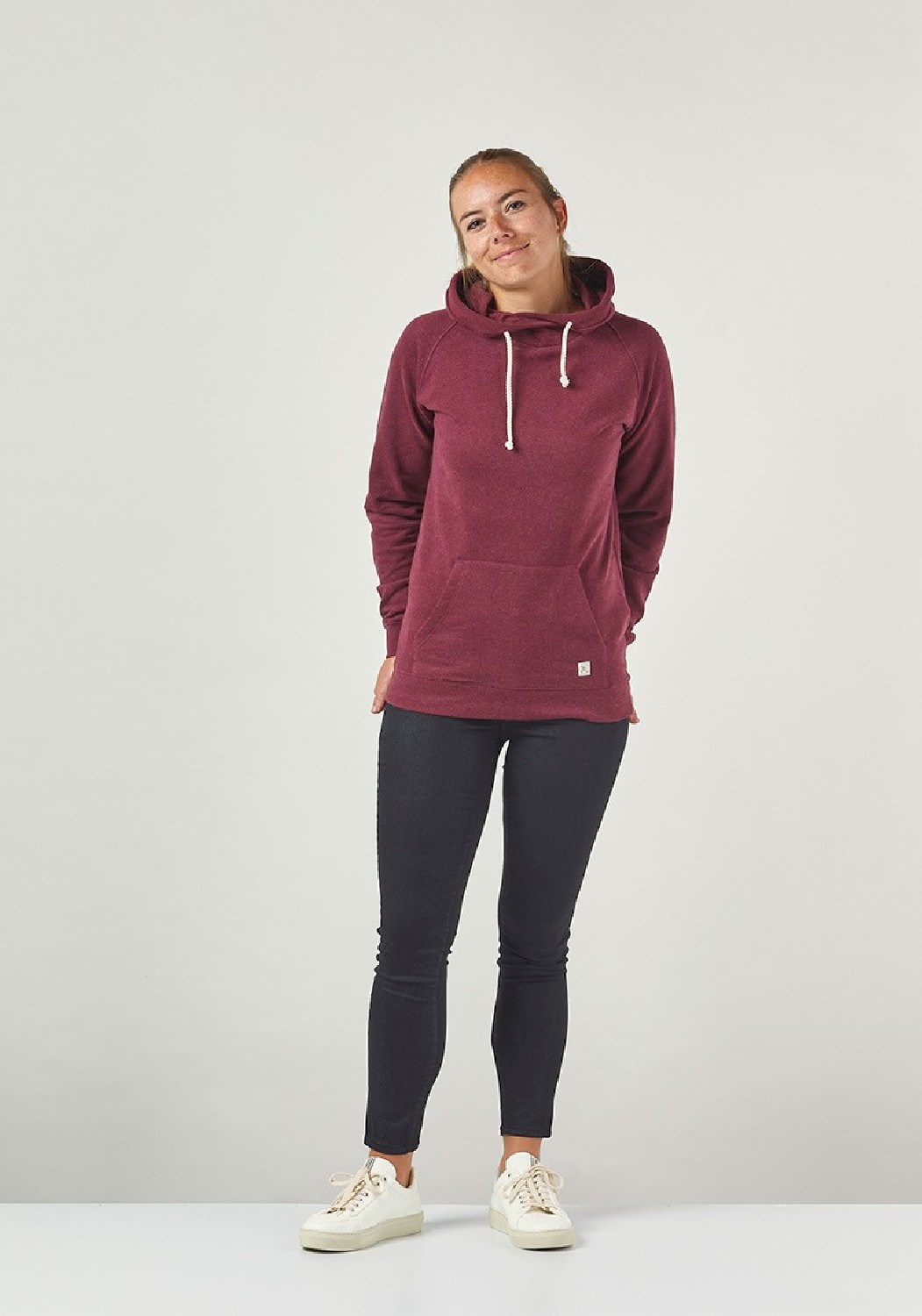WE ARE ZRCL Damen-Hoodie Basic Dark Wine