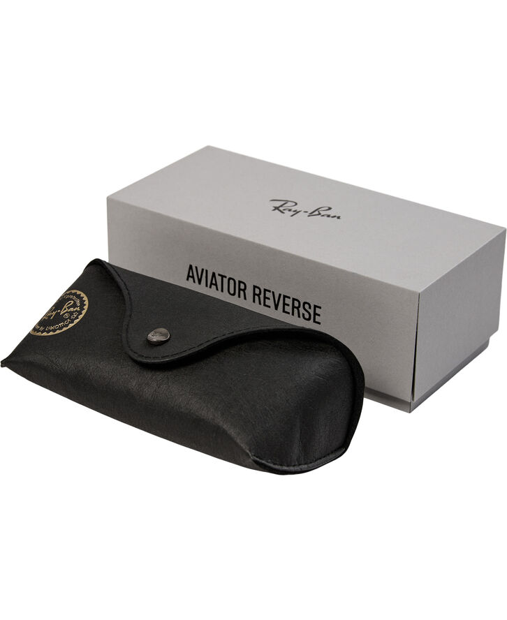 Ray-Ban RBR0101S AVIATOR REVERSE GLD SHN GRN Arista
