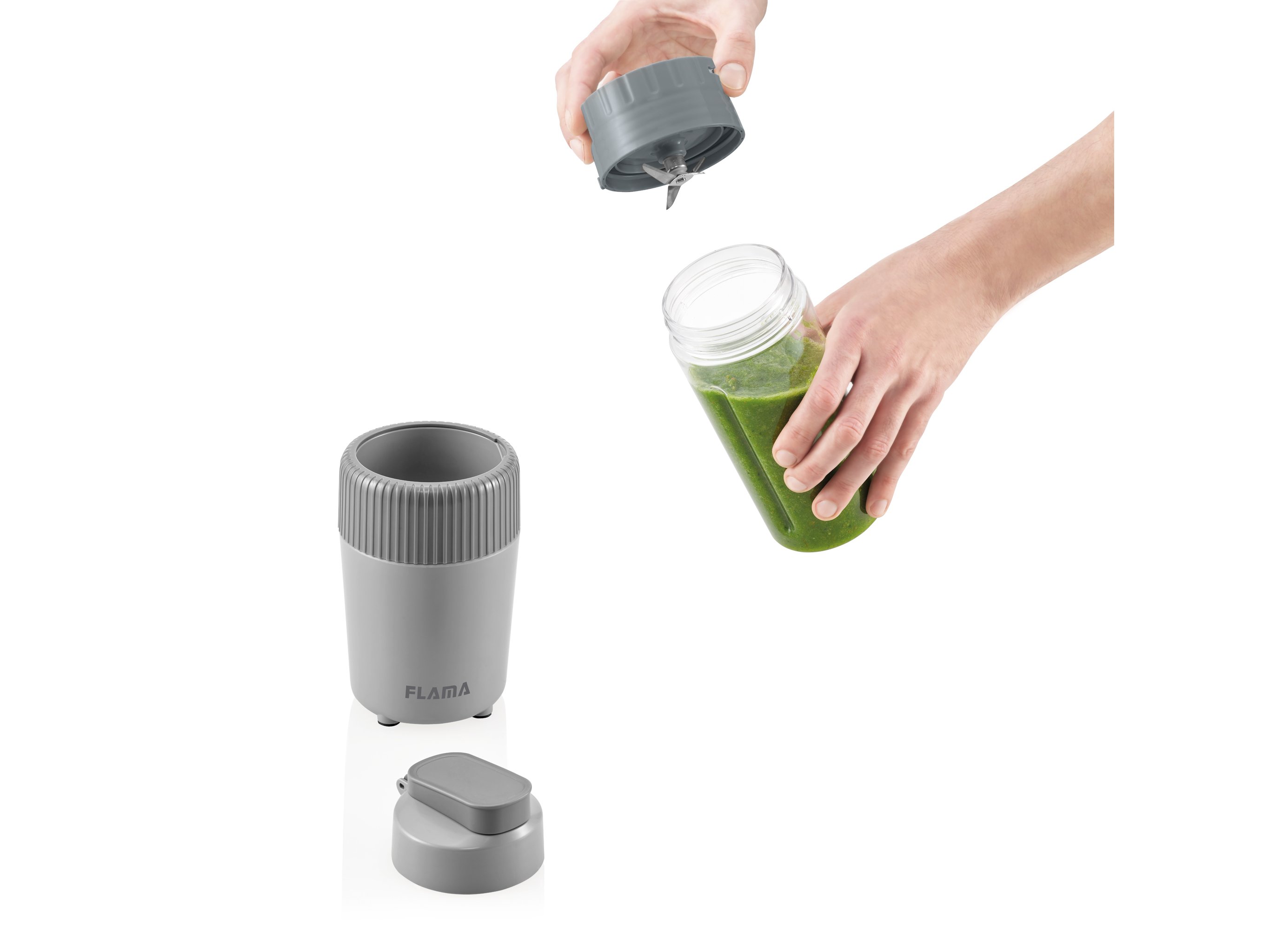 LIQUIDIFICADORA FLAMA 2222FL TO-GO STONE GRAY 300W 0.6 L