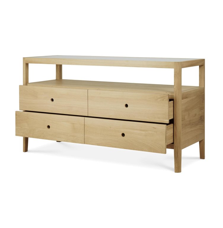 Ethnicraft Spindle dressoir 150x56 naturel eiken