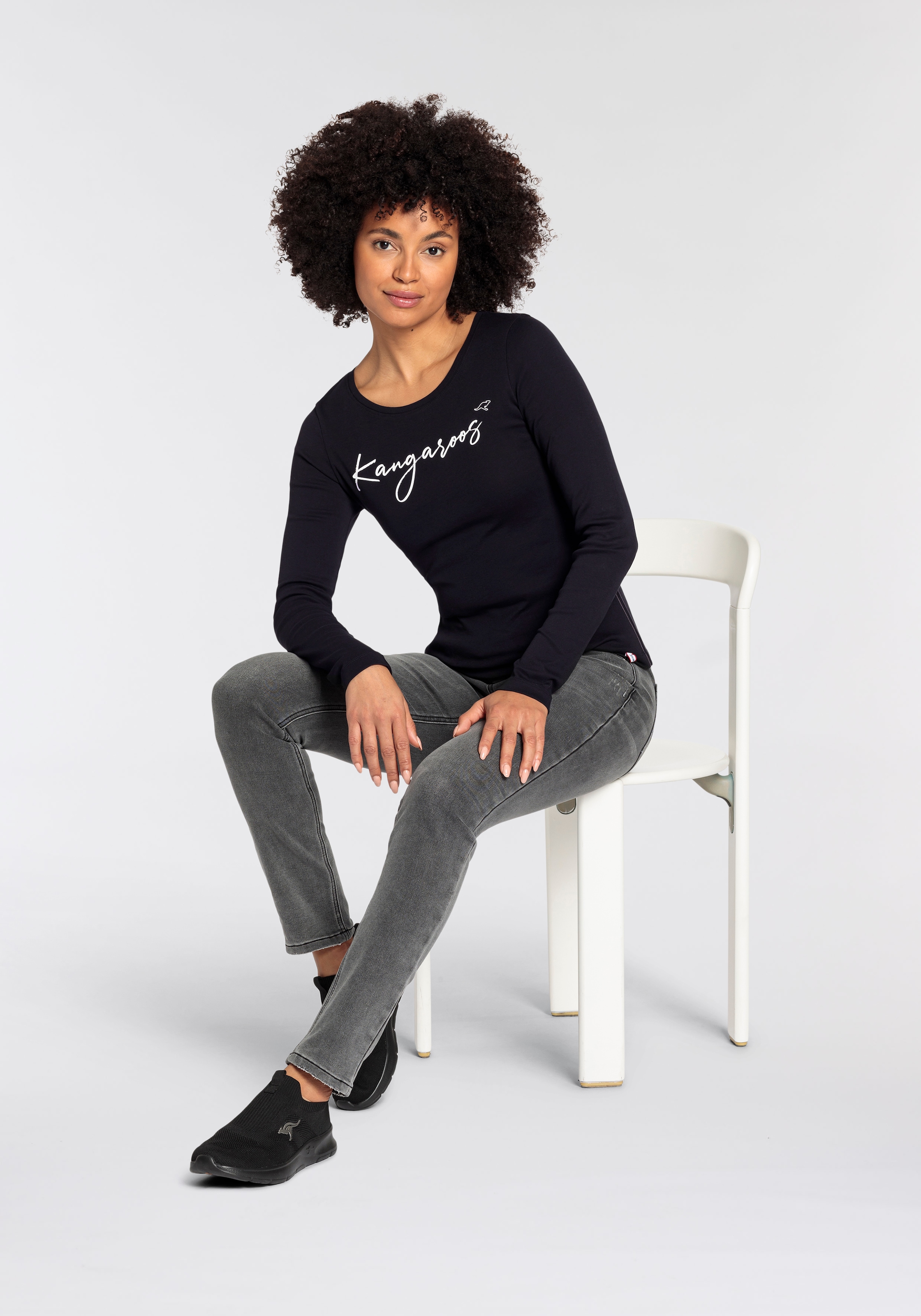 KangaROOS Jogg Pants , entspannte Passform,  weite Beinform