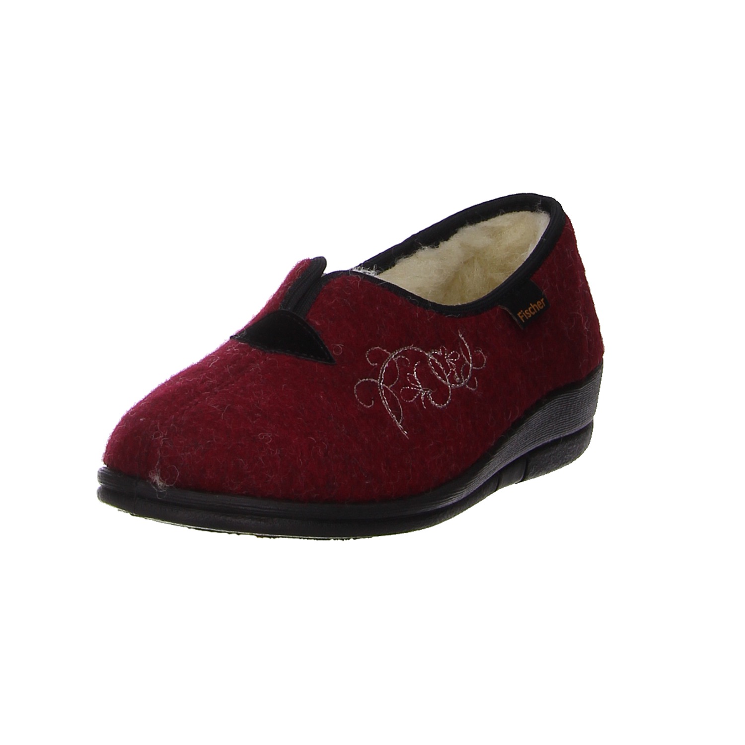 Fischer Pantoffeln rot rot