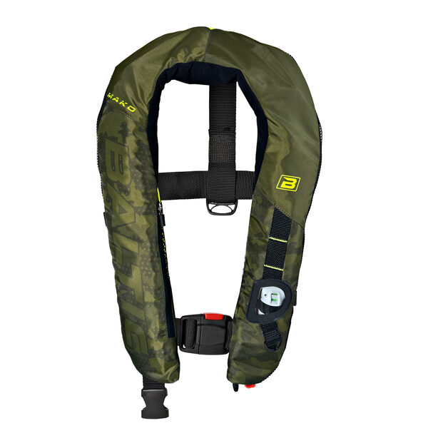 Gilet de Sauvetage Gonflable Baltic Mako Auto Vert (40-150kg)