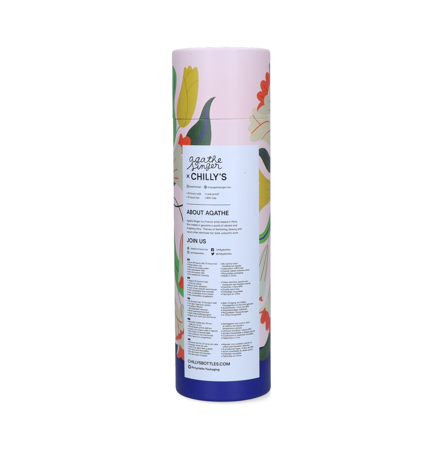 Drinkflessen roze