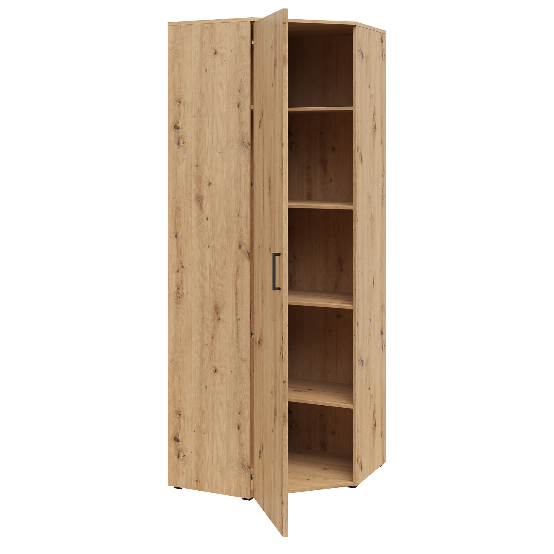 Eckschrank - Artisan Eiche - Breite 101 cm