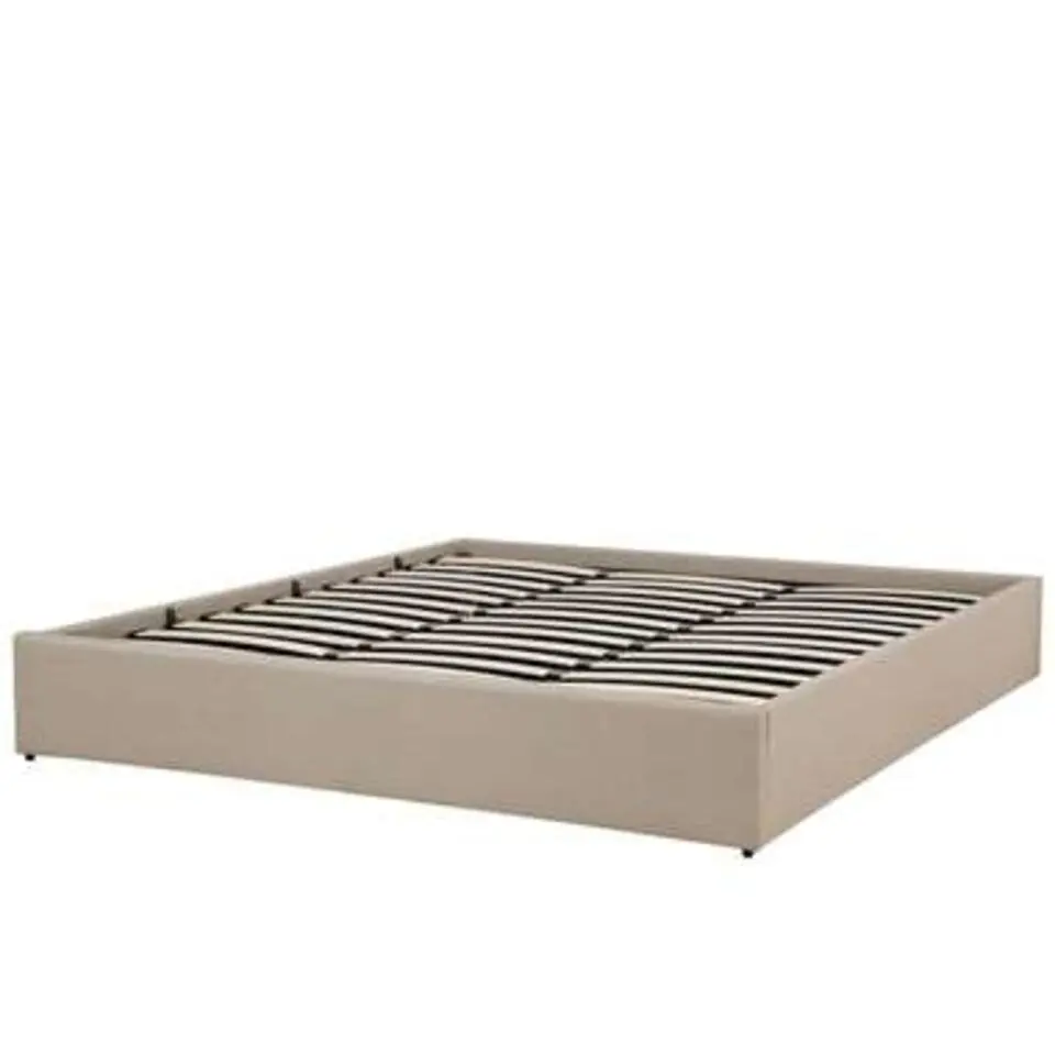 DINAN - Tweepersoonsbed - Beige - 180 x 200 cm - Polyester