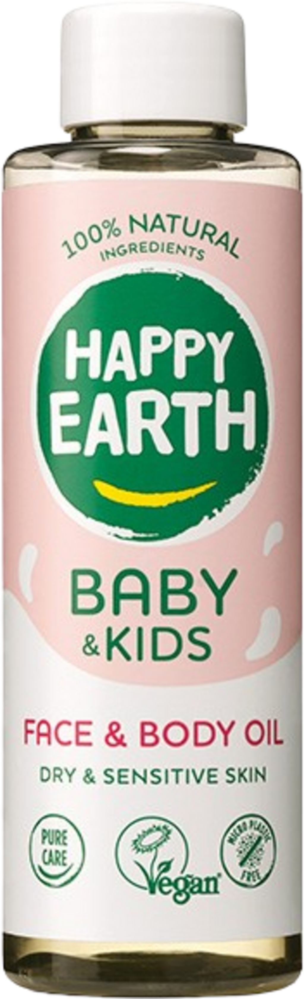 Happy Earth  Baby & Kids Face & Body Oil, 150 ml