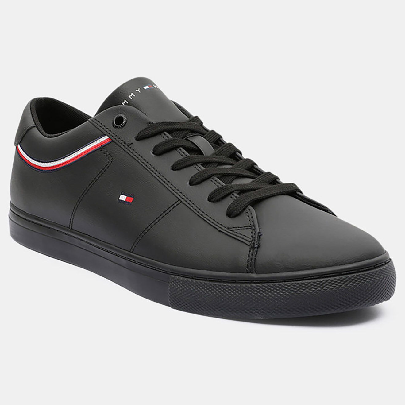 Tommy Hilfiger Baskets en Cuir Essential noires
