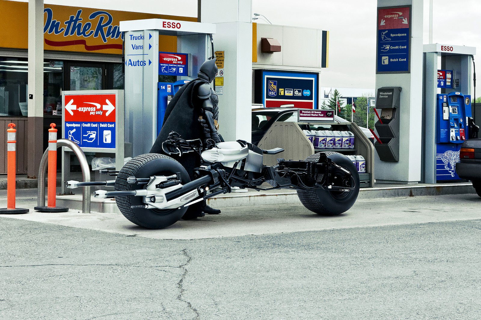 Bat-Pod at the Gas Station by Daniel Picard - Limited Edition. Edition of: 150. Signed.