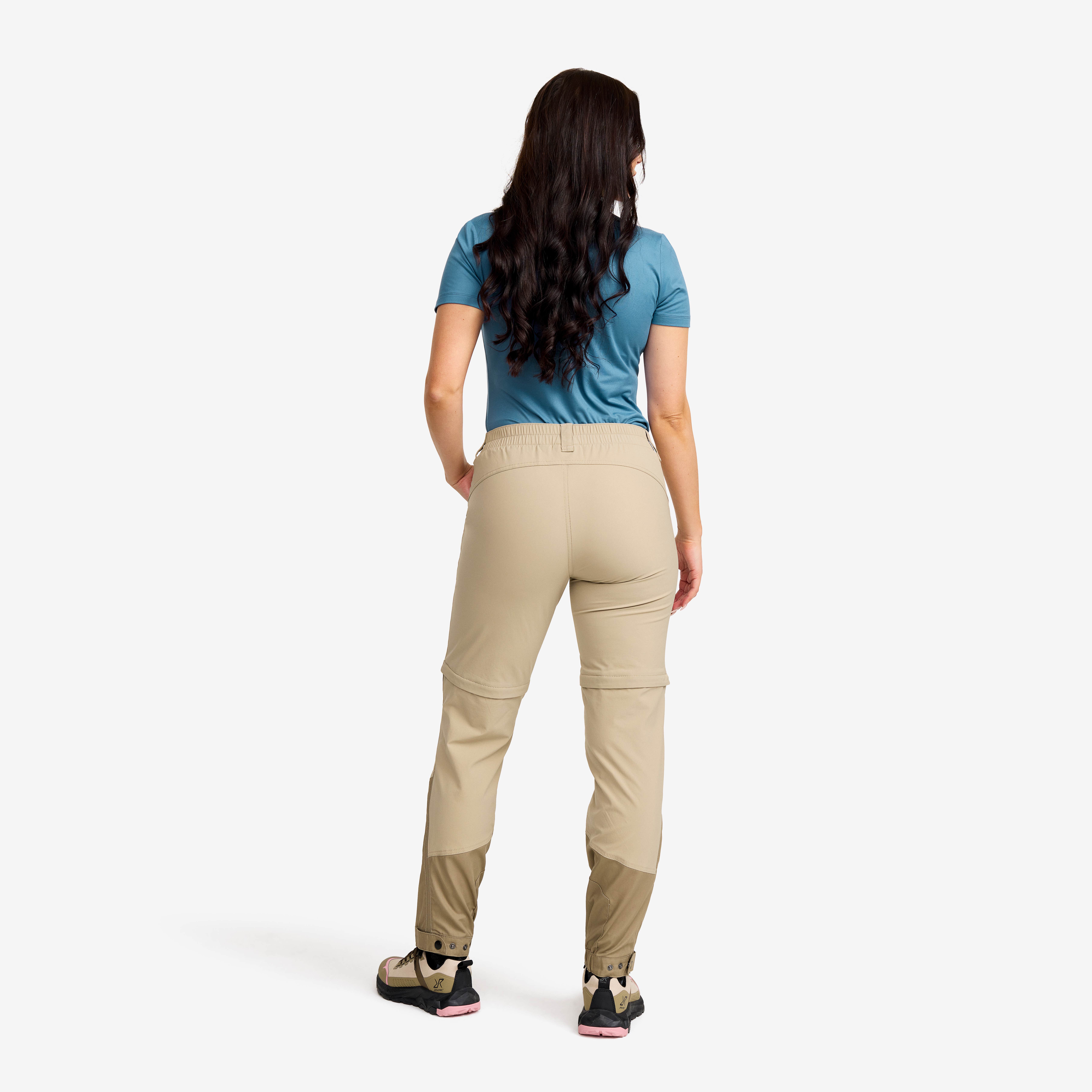Range Pro Stretch Zip-off Pants Dame Aluminium/Brindle