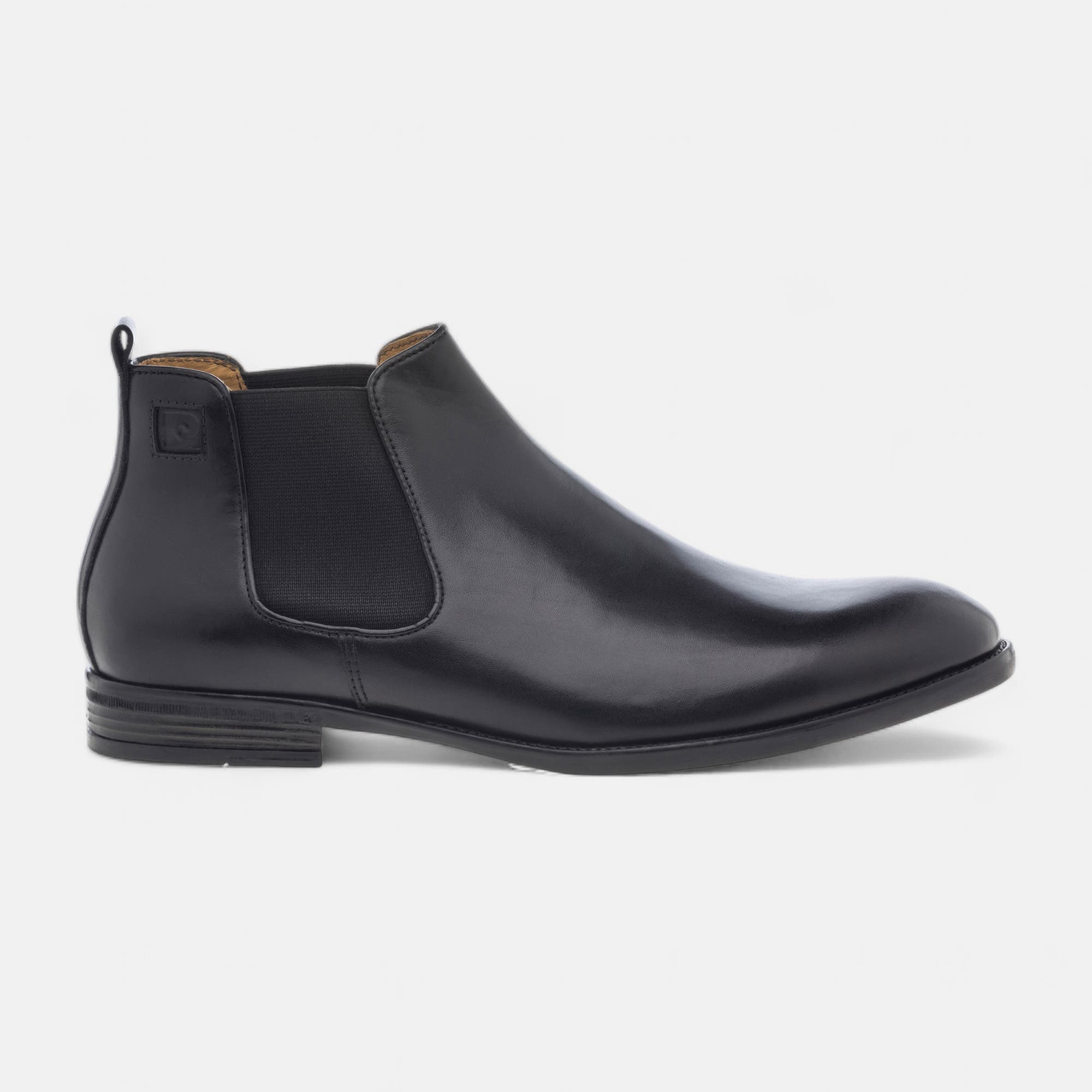 Boots chelsea Homme en cuir noir