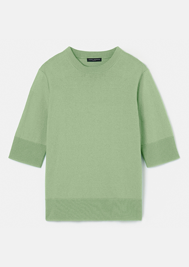 Pull Paolinevert en laine et coton