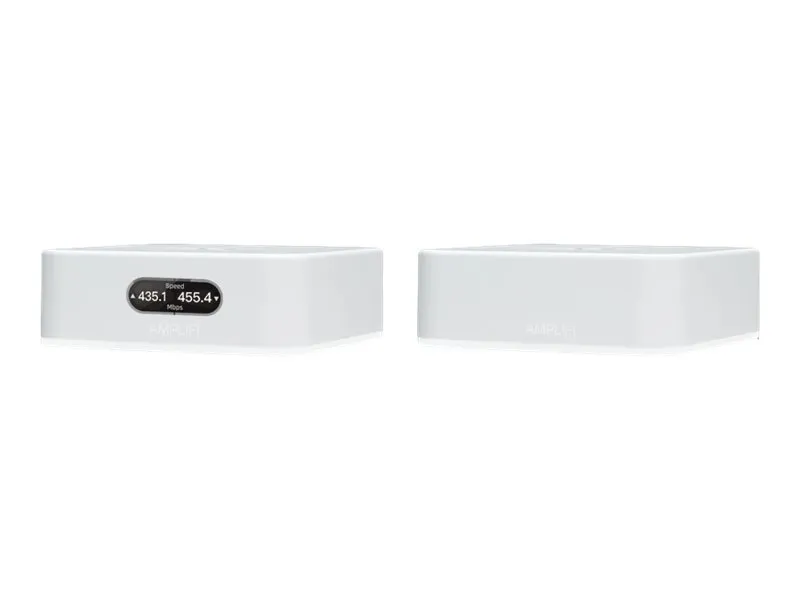 AmpliFi Instant AFi-INS - Wi-Fi-system - (router, forlænger) - op til 4000 sq.ft - mesh 1GbE - Wi-Fi 5 - Dual Band