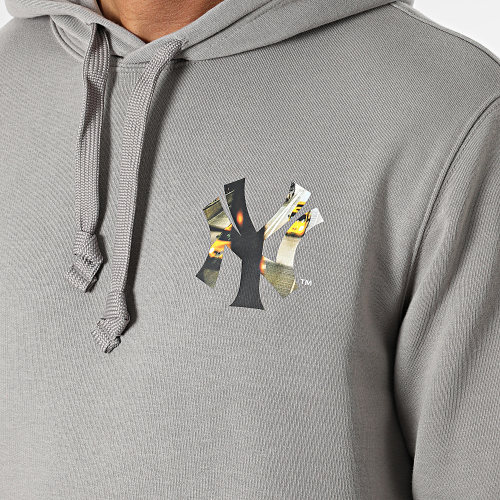 Sweat Capuche 218919 New York Yankees Gris