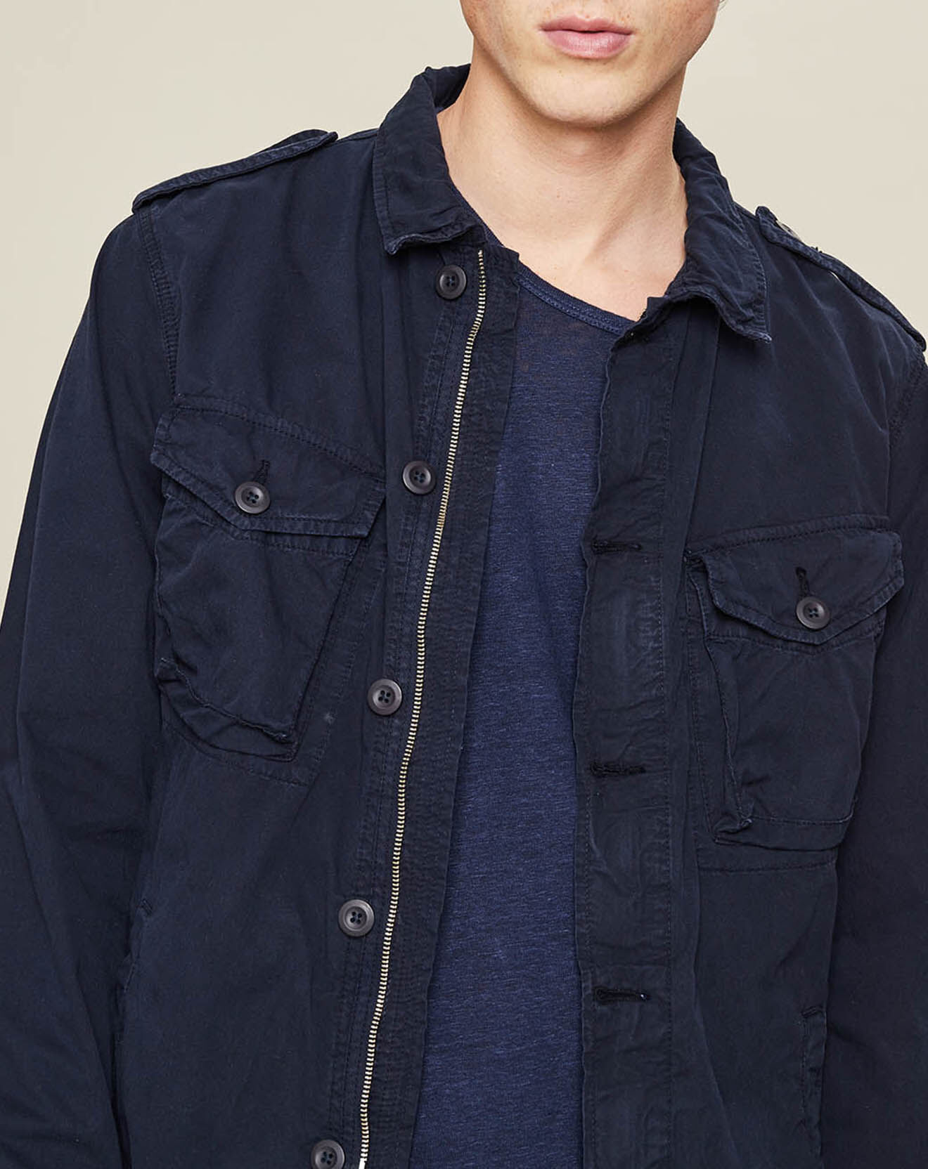 Hartford Veste Joshua bleu marine