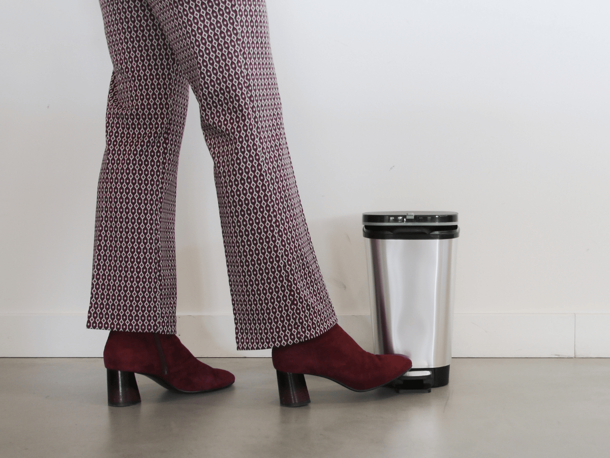 Kis Chic Bin 10 liter pedaalemmer - Silver