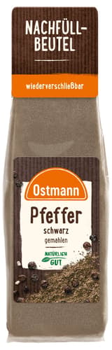 Ostmann Pfeffer schwarz gemahlen