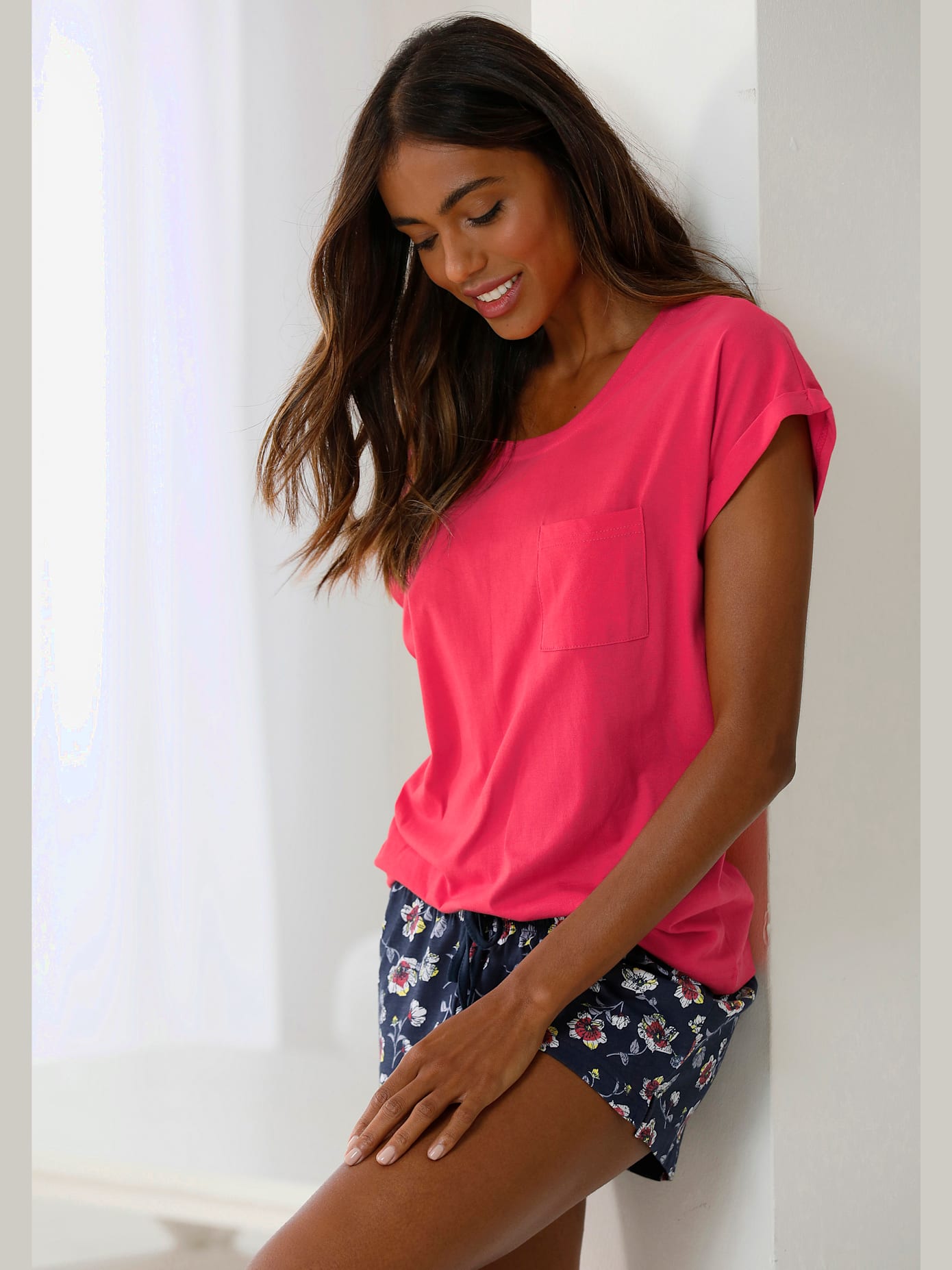 Ensemble de pyjama court avec t-shirt et short