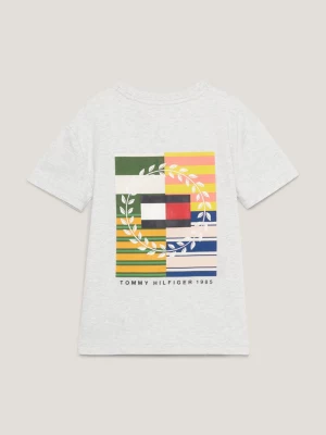 Camiseta Varsity com Logo nas Costas