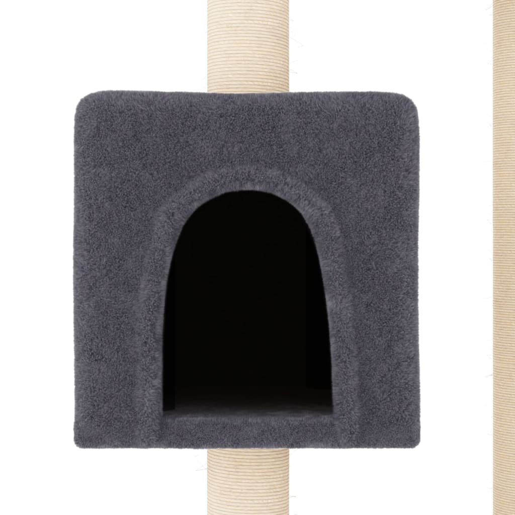 Arranhador para gatos Vidaxl de tamanho médio com dois andares