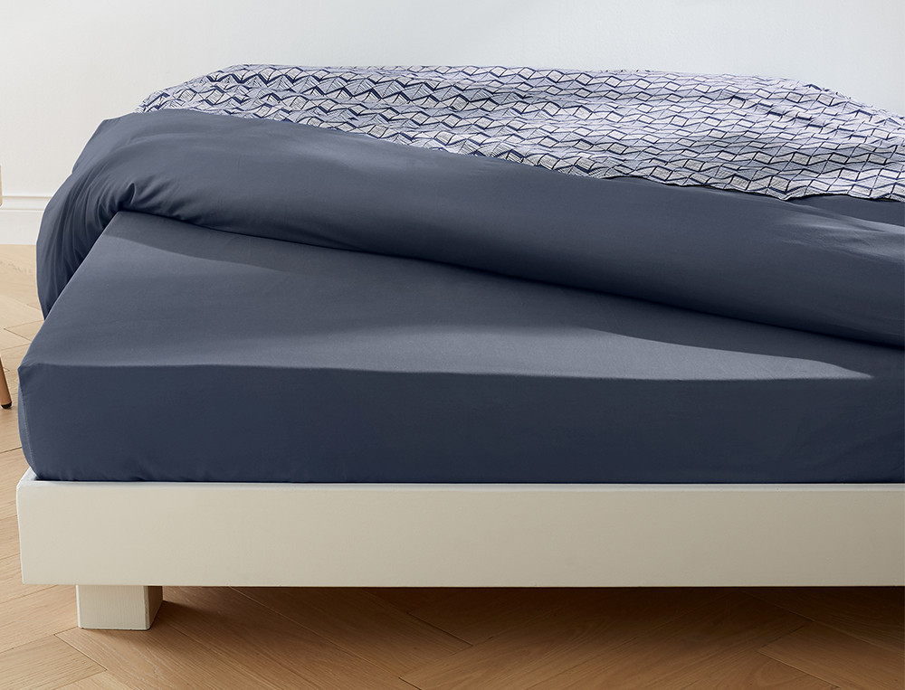 Drap-housse-Bleu évasion