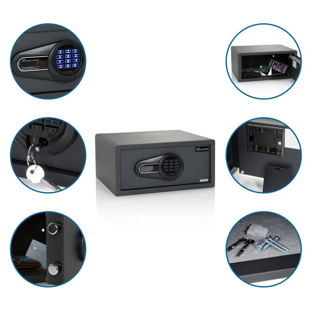Tresor SAFE COMPACT I Stahl hjh OFFICE