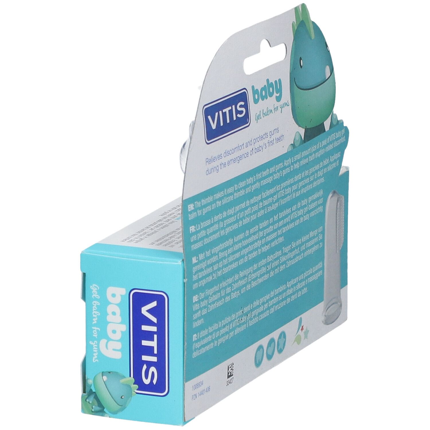 VITIS® Baby Gelbalsam + Fingerzahnbürste