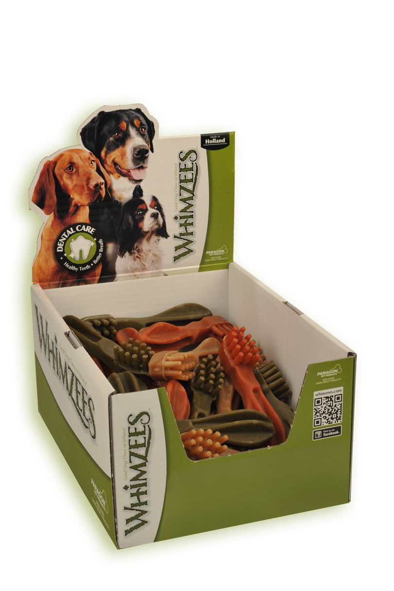 WHIMZEES Tandenborstel - Hondensnack - 1 Stuks - plantaardig - L