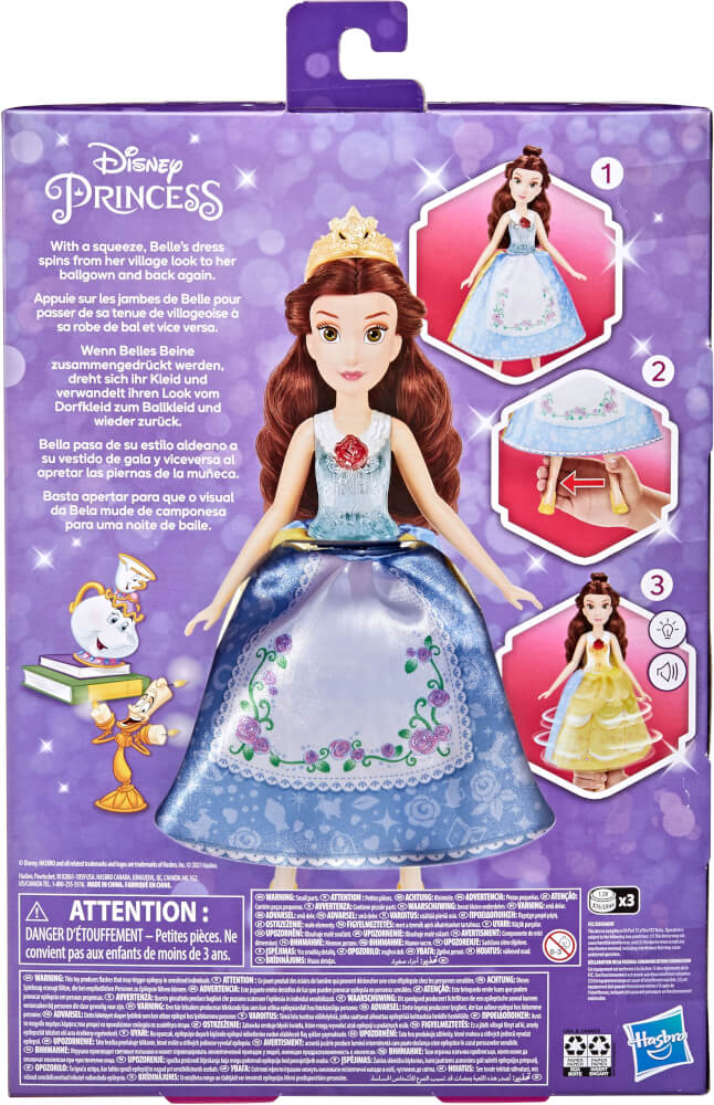 Disney Princess Zauberkleid Belle m. Wechselfunktion