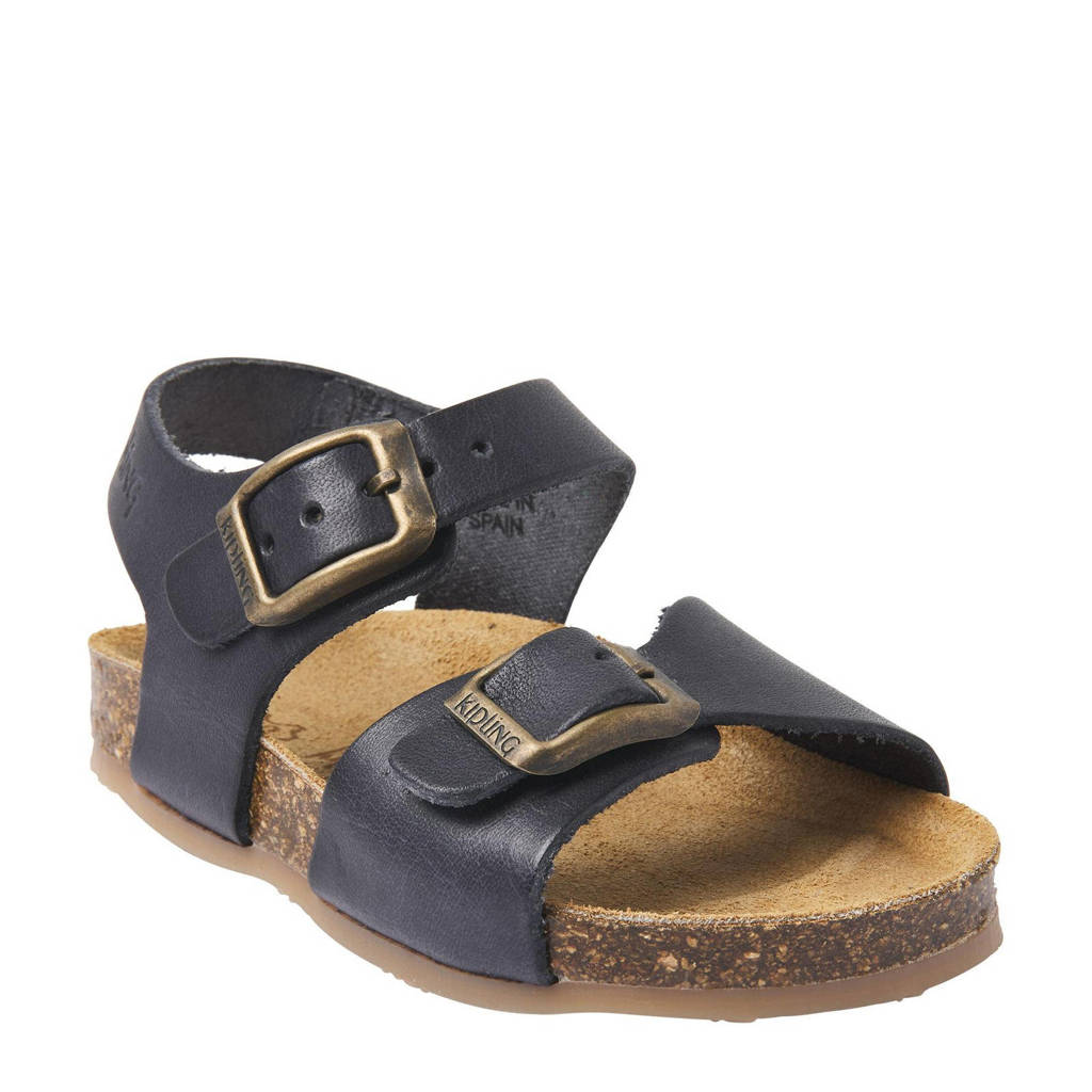 Kipling leren sandalen donkergrijs