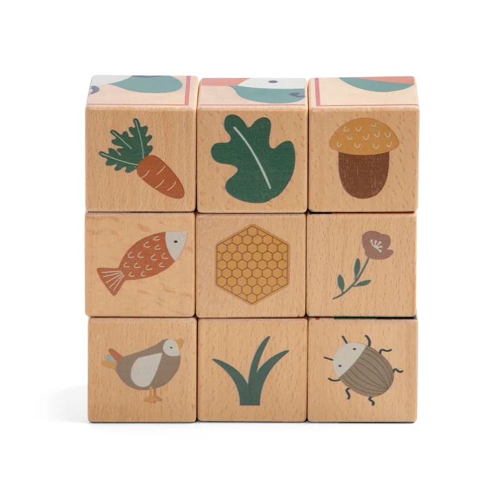 Sebra - Würfel-Puzzle, Woodland