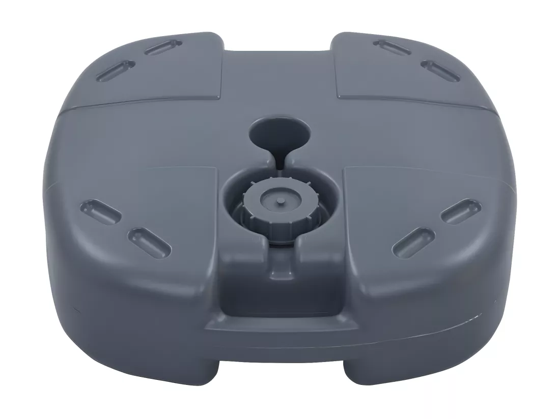 Prolenta Premium - Socle de parasol portable Gris Rempli de sable/eau