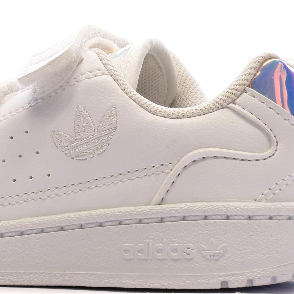 Adidas Baskets Blanche/Argent Fille Adidas NY 90 CF
