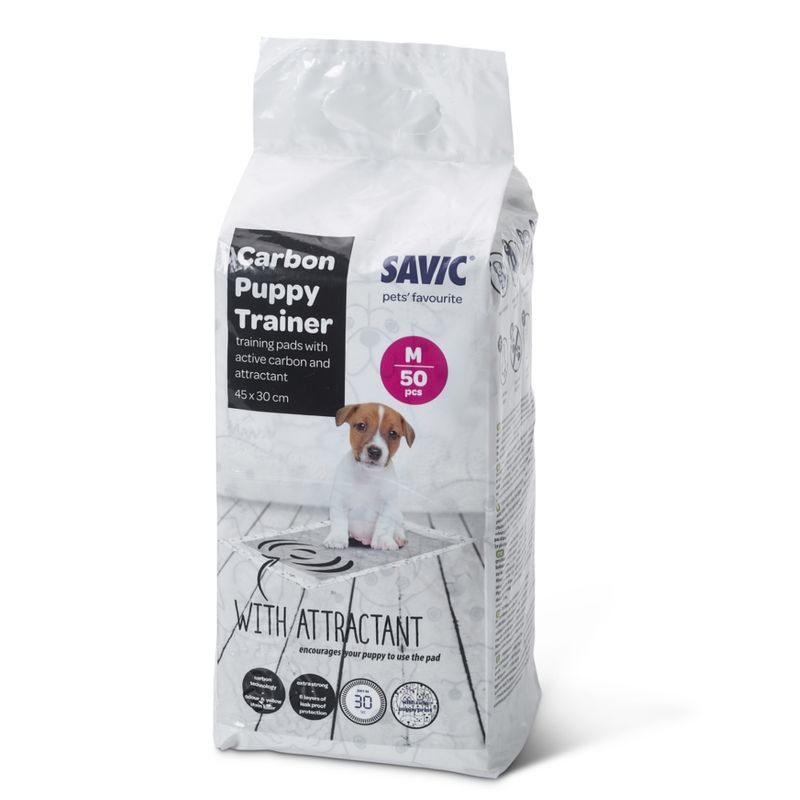 Tapis absorbants Savic Puppy Trainer avec charbon actif pour chiot
