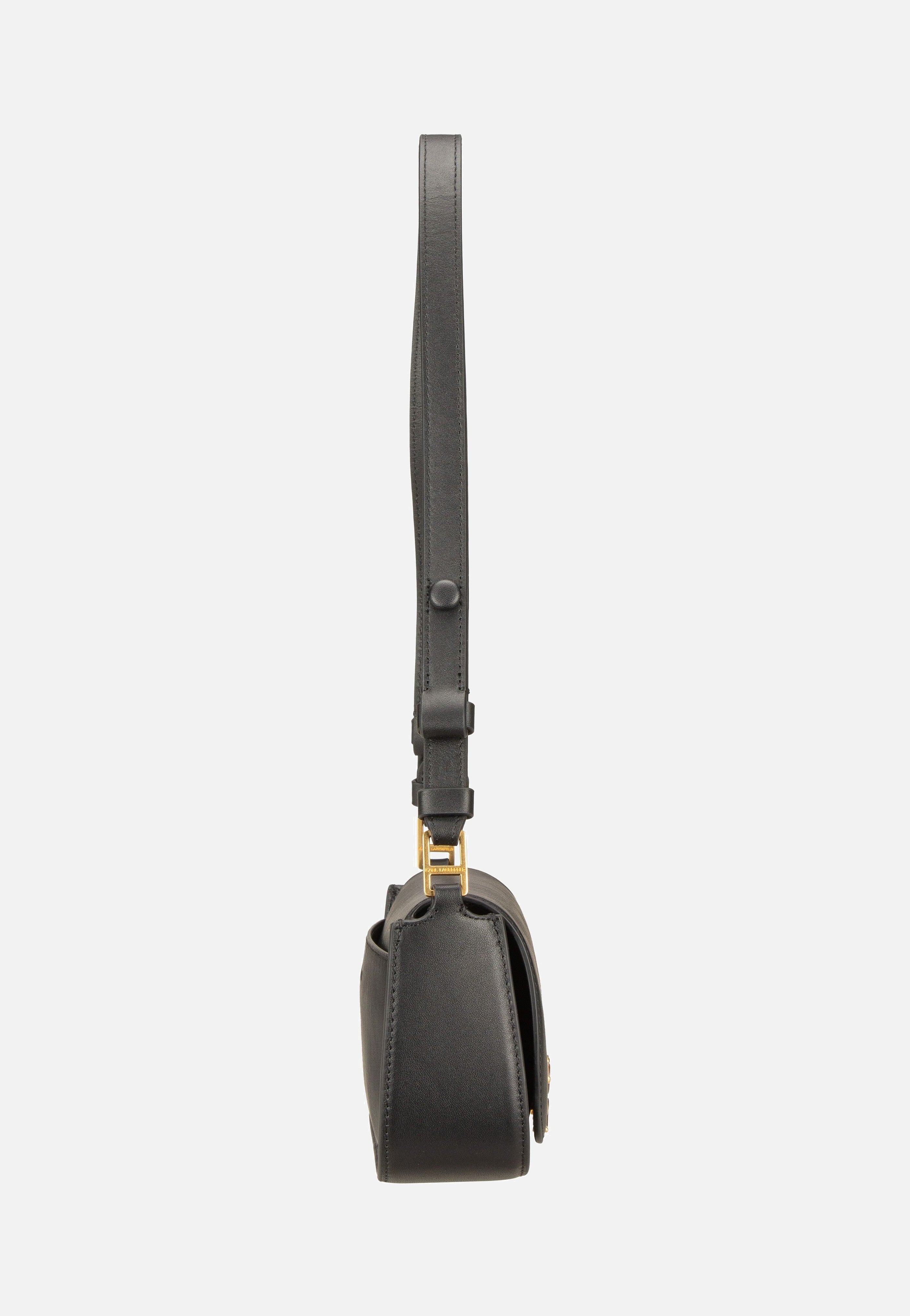 K/Signature Crossbody Black-Vibration Gold - Abendtasche