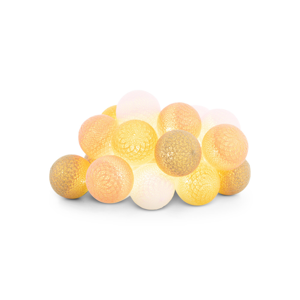 Cotton Ball Lights Outdoor extension kit lichtslinger - Naranja