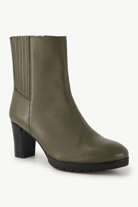 Leder-Stiefeletten, Nappaleder, Wechselfußbett, Weite H