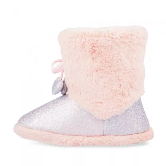 Chaussons bottines ROSE LOVELY SKULL