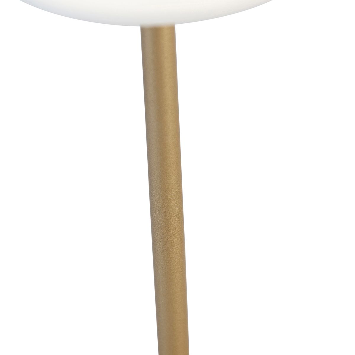 Tafellamp messing incl. LED oplaadbaar met touch dimmer - Renata